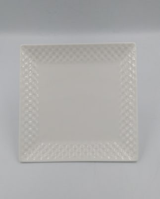 PLATO DE ENTRADA BLANCO CON CUADRITO1