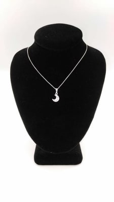 COLLAR BAÑO DE PLATA DIJE LUNA CON CIRCON1