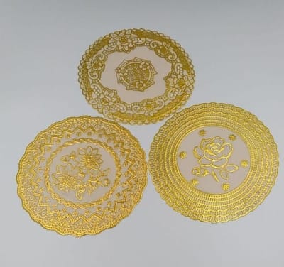 PORTA VASOS TELA DORADA1