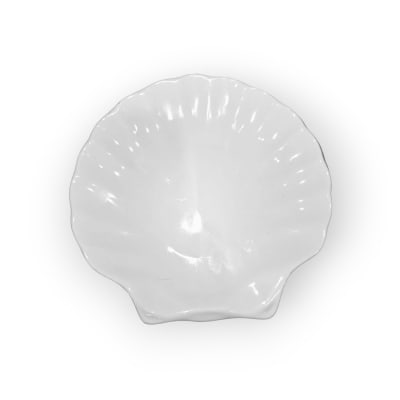 PLATO CERAMICA TIPO CONCHA