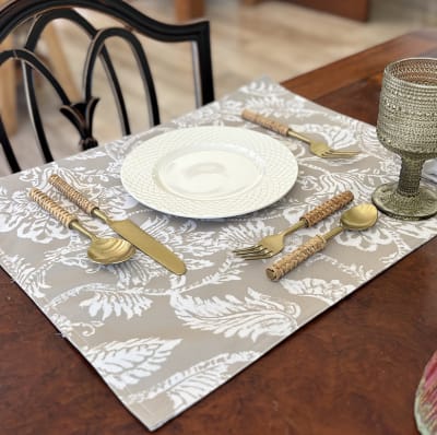 Florence Beige Individuales Antimanchas