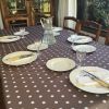  Pois Taupe Mantel Antimanchas1