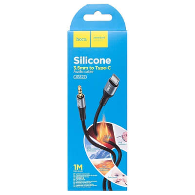 CABLE DE AUDIO AUXILIAR 3.5MM A TIPO C 1M - HOCO UPA221