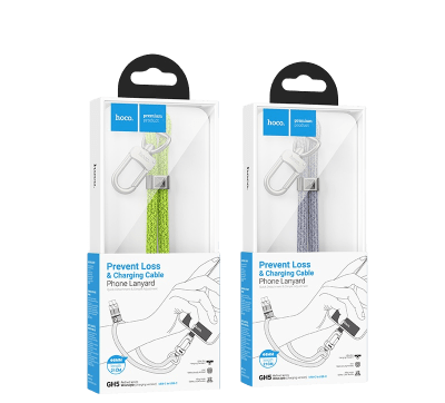 CABLE PULSERA DE CARGA TIPO C A LIGHTNING PARA IPHONE - HOCO GH5 22CM1