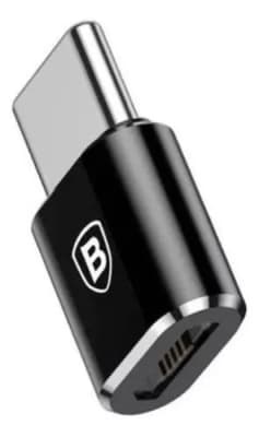 ADAPTADOR OTG MICRO USB- V8 HEMBRA A TIPO C MACHO BASEUS