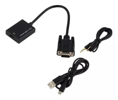 ADAPTADOR CONVERTIDOR VGA A HDMI