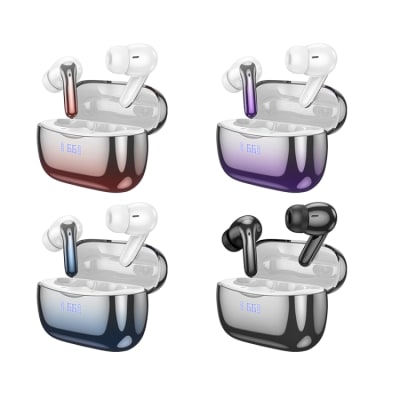 AUDIFONOS INALÁMBRICOS BT TWS HOCO EQ16 ANC+ENC CANCELACIÓN DE RUIDO ACTIVA