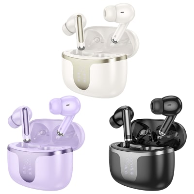 AUDIFONOS INALAMBRICOS BT TWS HOCO EQ10 PLUS ANC+ENC CANCELACIÓN DE RUIDO ACTIVA