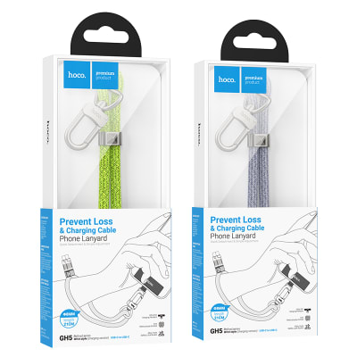 CABLE PULSERA DE CARGA TIPO C A TIPO C 60W - HOCO GH5 22CM