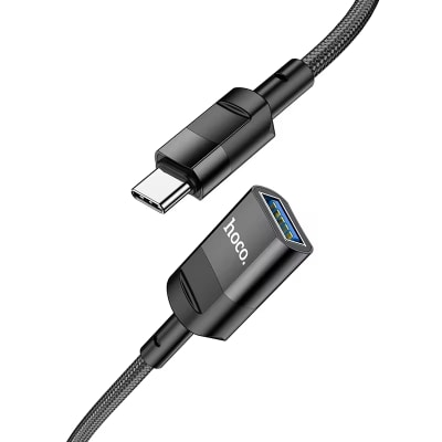 ADAPTADOR CABLE TIPO C MACHO A USB HEMBRA HOCO U1071