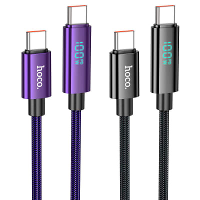 CABLE TIPO C A TIPO C 100W HOCO U125 CARGA RAPIDA1