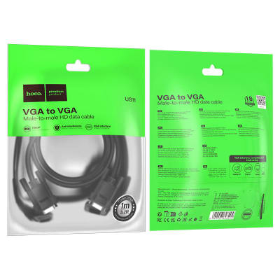 CABLE VGA A VGA MACHO A MACHO 1M - HOCO US111