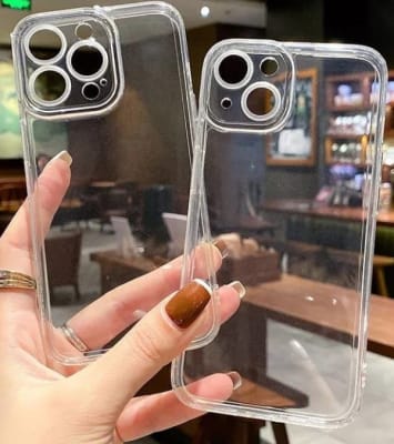 CARCASA IPHONE 13 - TRANSPARENTE CON BORDE