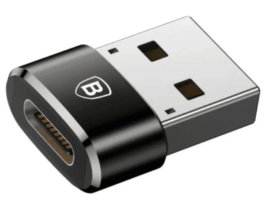 ADAPTADOR USB MACHO A TIPO C HEMBRA OTG BASEUS