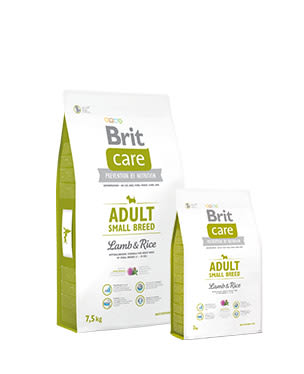 BRIT CARE Perro Adult Small Breed Lamb & Rice