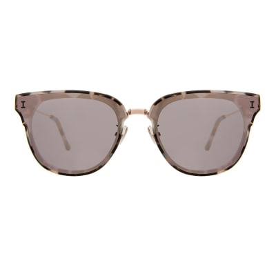 aoyama - white tortoise w/ bright rose mirror lens aoyama - white tortoise w/ bright rose mirror lens