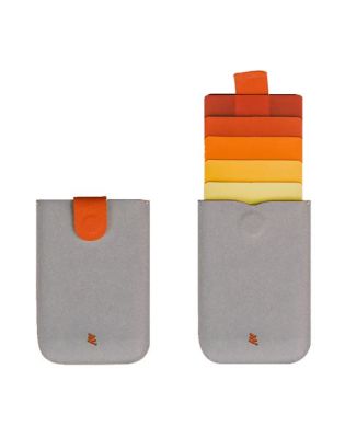 the wallet - grey/ orange the wallet - grey/ orange