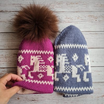 Patrón Gorro Wild Horses4