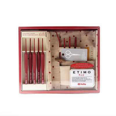 Set Crochet Tulip Etimo Red
