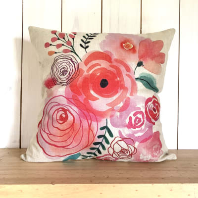 Cojín estampado para bordar