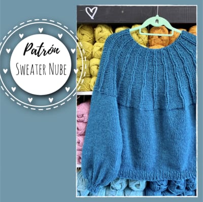 Patrón Sweater Nube