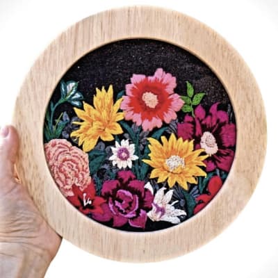 Kit de bordado Bordado Bum