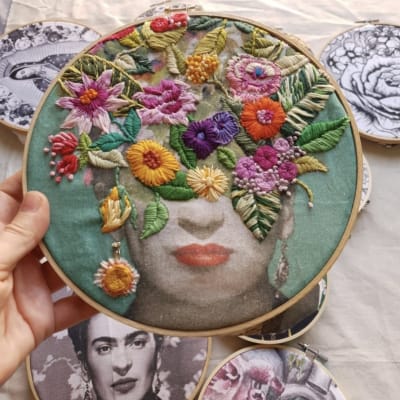 Kit de bordado Bordado Bum