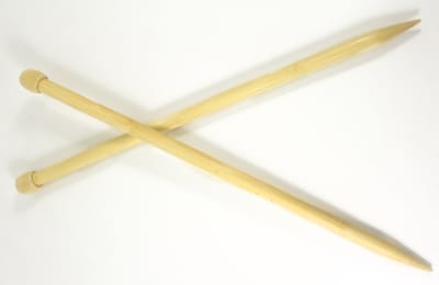 Palillos bambú rectos