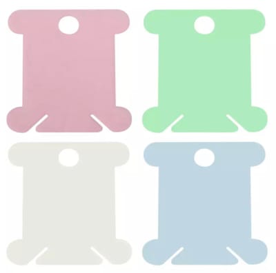 Bobinas plásticas para hilos de bordar