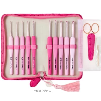 Set Crochet Tulip Etimo Rose