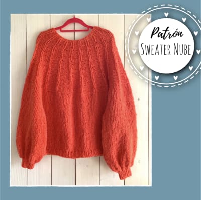 Patrón Sweater Nube