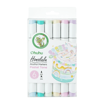 Ohuhu Honolulu Alcohol Markers Pastel tone1