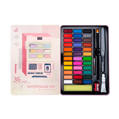 Himi Watercolor kit pink1