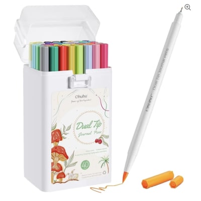 Ohuhu dual tip journal pens