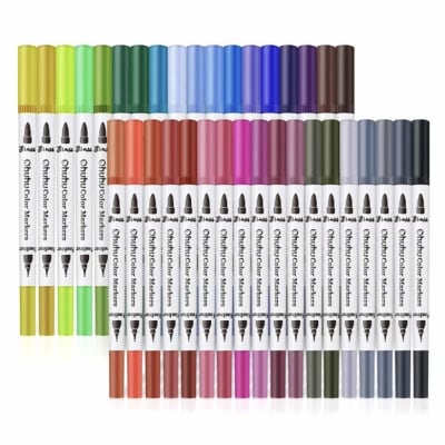 Ohuhu Maui journal dual brush pens