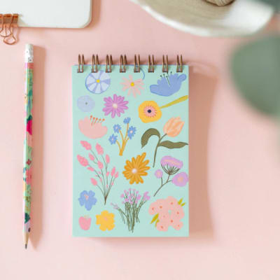 Pink elephant libreta espiral superior