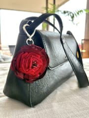 Peony Bag Charm