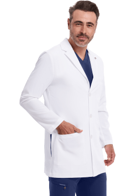 HH WHITE COAT 5100 LABCOAT MAN blan