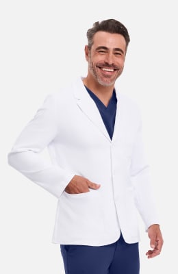 HH WHITE COAT 5150 LABCOAT MAN blan