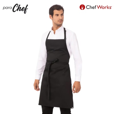 APRON F8 DELANTAL UNISEX negr