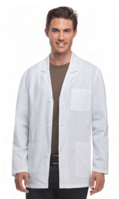 DICKIES PROF WHITES 81404 COAT MAN blan