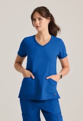 GREY'S ANATOMY STRETCH GRST045 TOP WOMAN azulino1