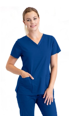 BARCO ESSENTIALS BE001 TOP WOMAN azulino2