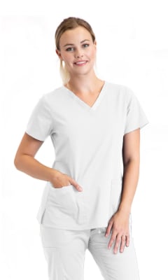 BARCO ESSENTIALS BE001 TOP WOMAN blanco2