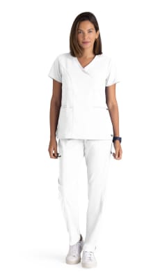 GREY'S ANATOMY STRETCH GRST001 TOP WOMAN blanco2