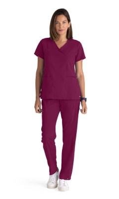 GREY'S ANATOMY STRETCH GRST001 TOP WOMAN vino2