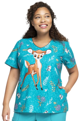 PRINT TOONIFORMS TF626 TOP WOMAN Storybook Meadow