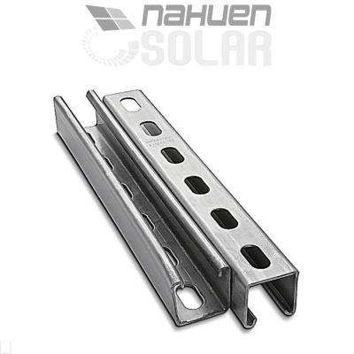 SOPORTE  LATERAL Zn-Al-Mg PARA ESTRUCTURA TIPO Unistrut 3000 mm