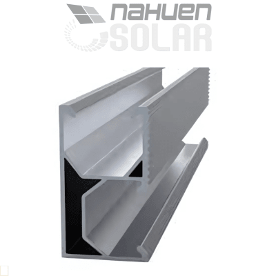 RIEL 3405 MM ESTRUCTURA MONTAJE DE PANELES