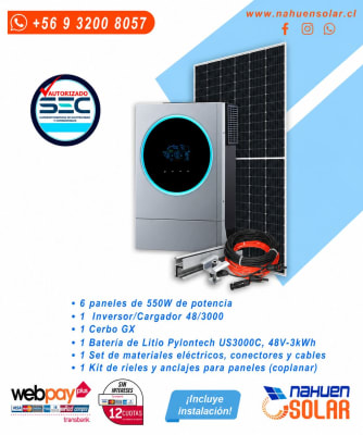 KIT OFF GRID 3KW VOLTRONIC